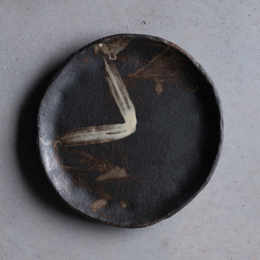 Assiette plate en gres