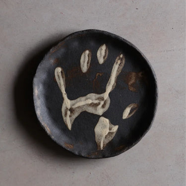 Assiette en grès