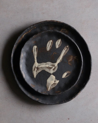 Assiette en grès