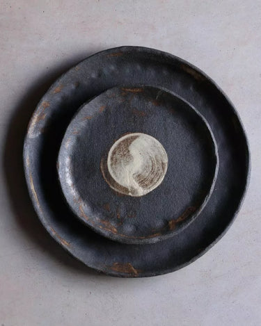 Service assiettes noir mat