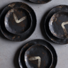 Service assiette noir